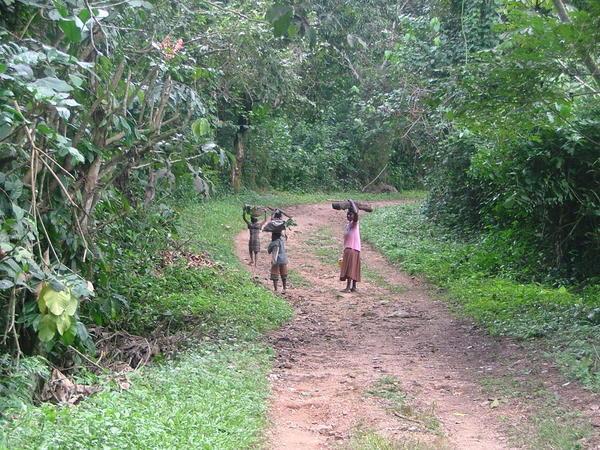 Villagers near Amedzofe, Volta Region