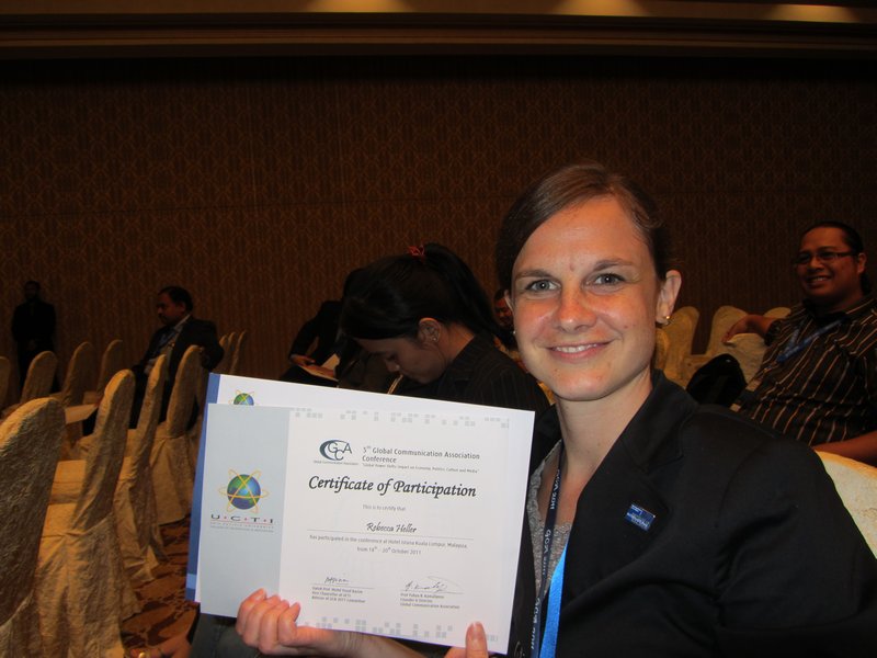 Me with Certificate