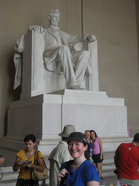 Obligatory happy snap with Abe