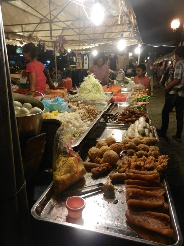 Khmer food market