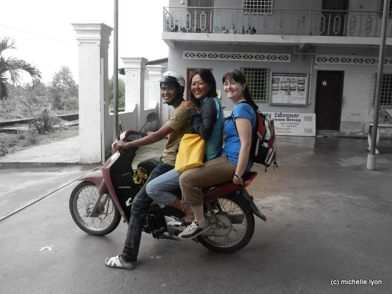Three on the moto