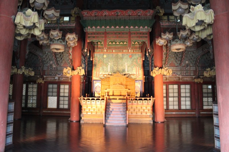 Emperor Sunjong's throne