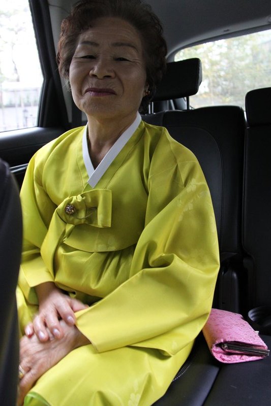 Wedding #2 - My grandma in her best hanbok
