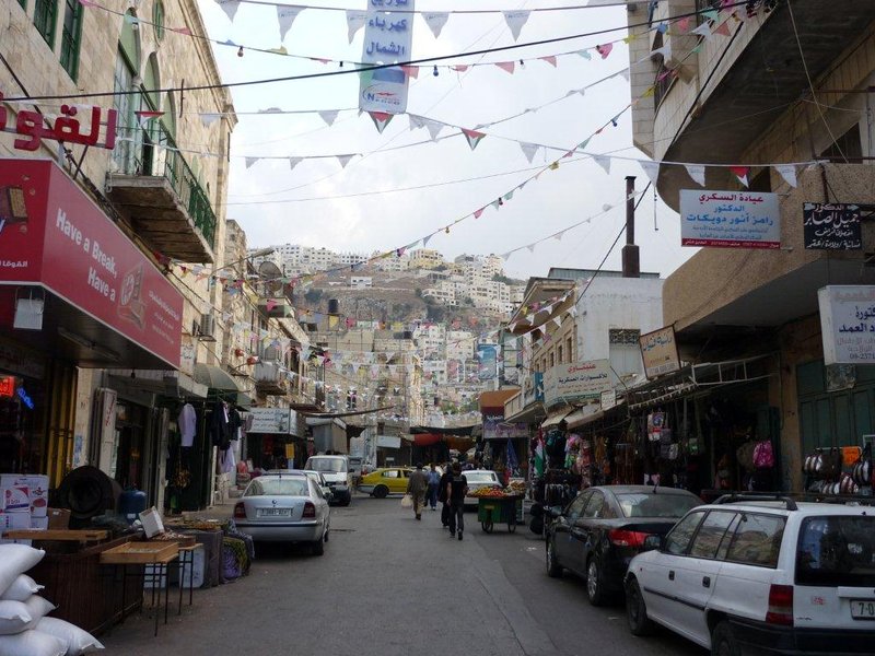 Entering the Nablus Market