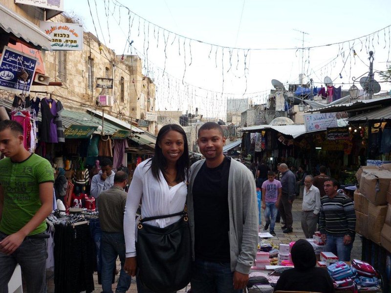Allison and Wes in Jerusalem
