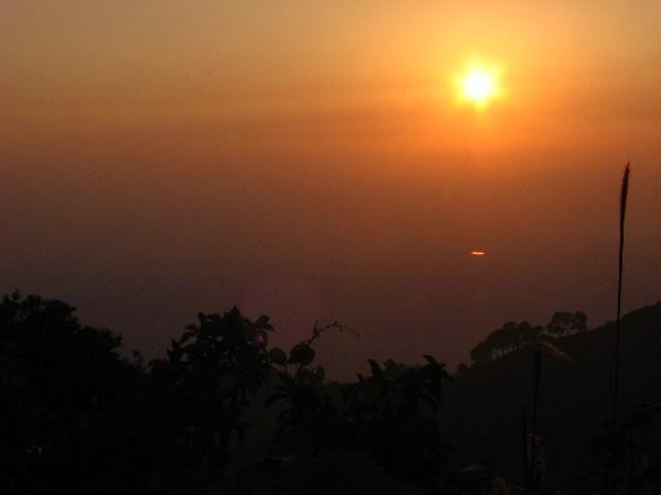 View of Sunset from Kasauli