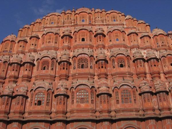 Building in Jaipur, the pink city