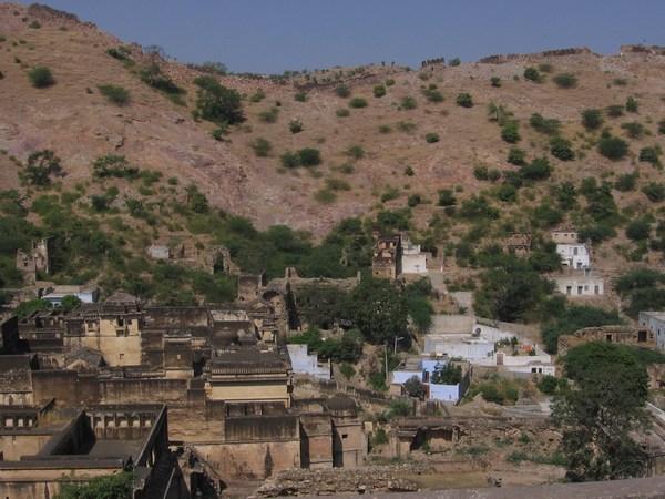 Landscape around Amber fort