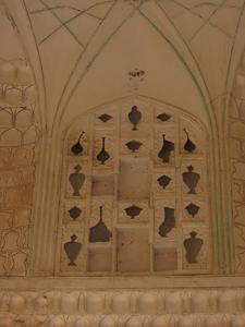 Perfume bottle storage in Amber fort