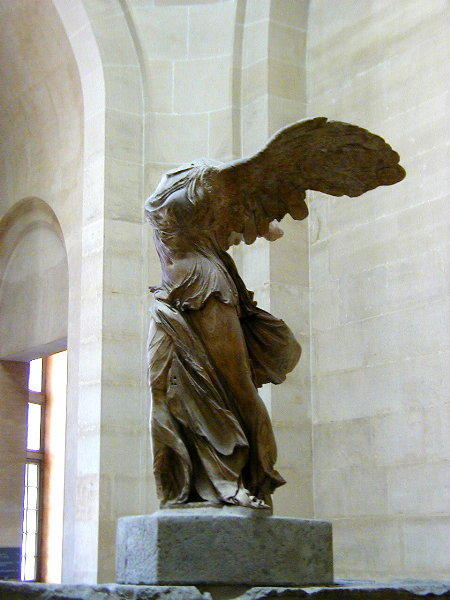 Winged Victory of Samothrace at the Louvre