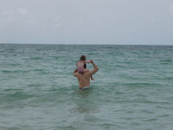Jaeden and Me in the Ocean