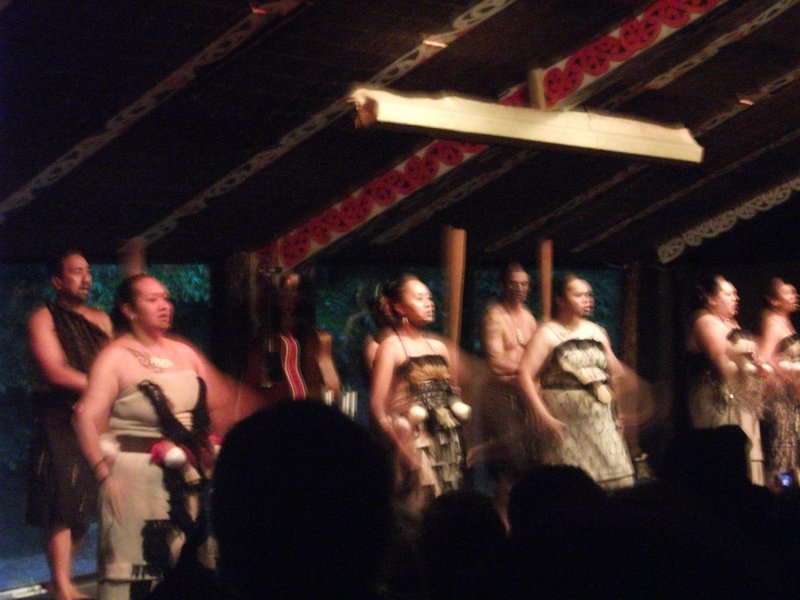 Maori night dance