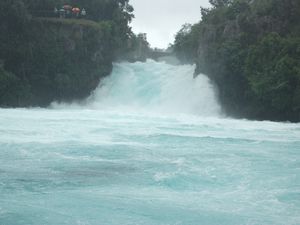 Huka Falls view from the jet