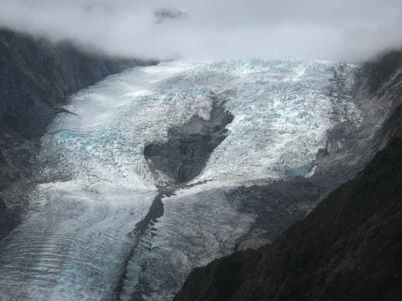 Franz Josef from the air