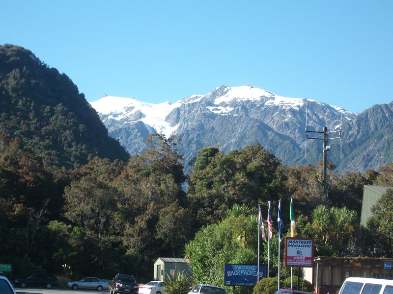 Glacier from the village