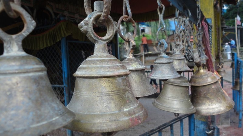 Bells at Tikabhairav Temple