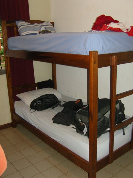 A clean hostelroom