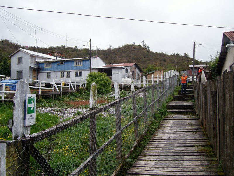 Main street in Puerto Eden