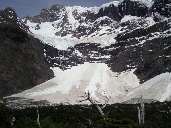 Glacier in French Valley
