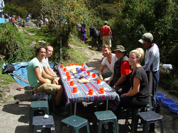 Coffeebreak on Inka trail