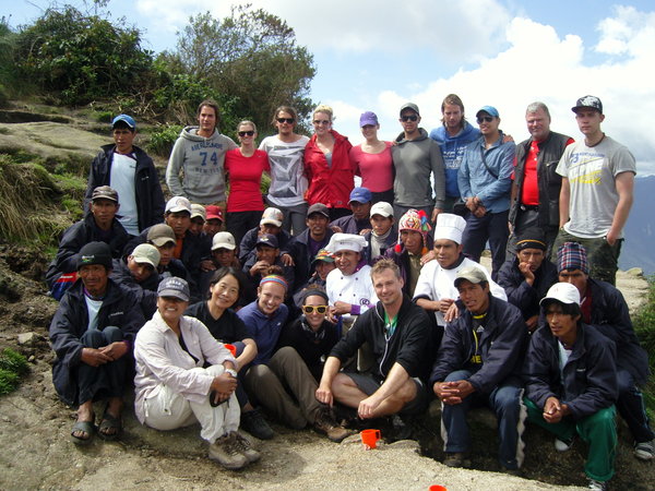The whole Inka Trail group