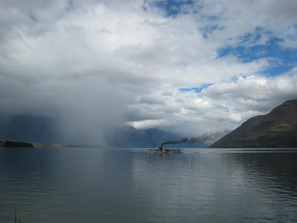 The lake in Queenstown