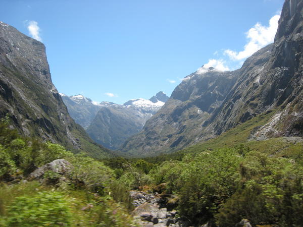 Down into Milford Valley