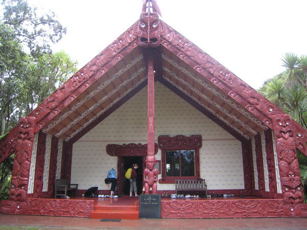 Maori meeting house, Waitangi