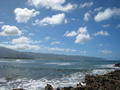 Surfers on the North Shore of Oahu