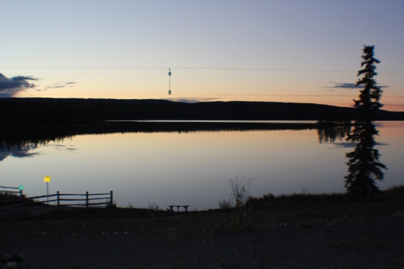 Tolsona Lake at sunset 1