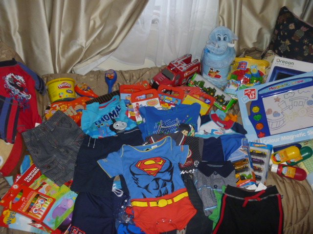 Some of Noah's presents