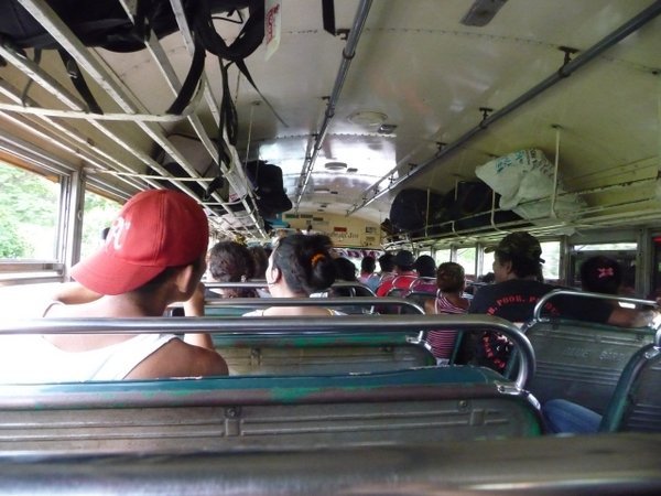 one of the chicken bus