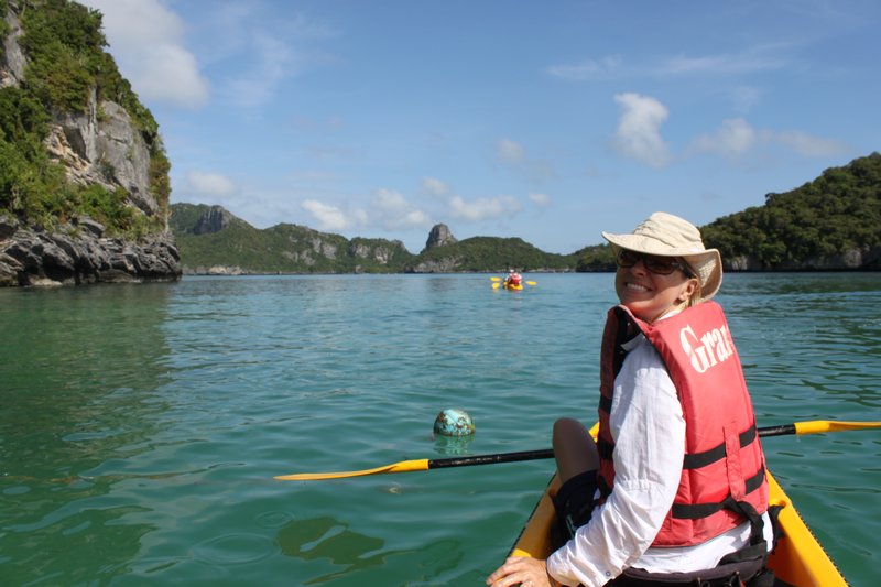 Kayaking in the national park