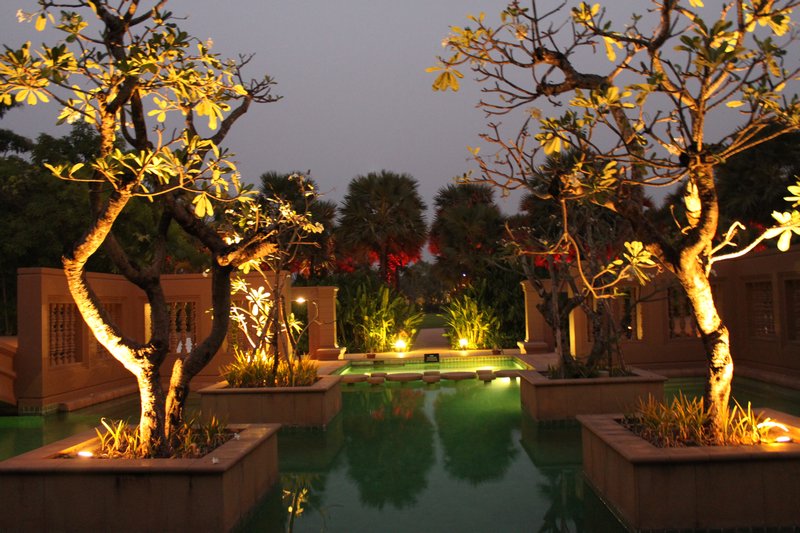 Khmer inspired pool