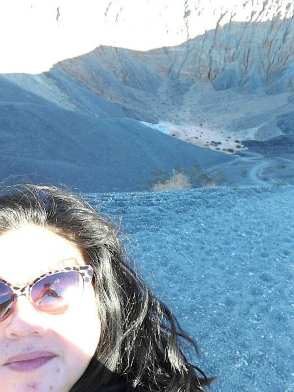 Me and the Ubehebe Crater