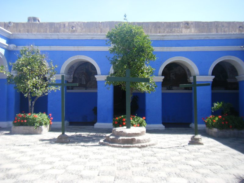 One of the courtyards