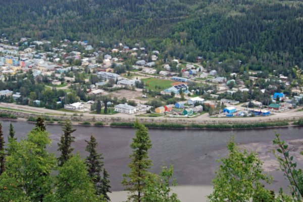Dawson City and the Yukon River