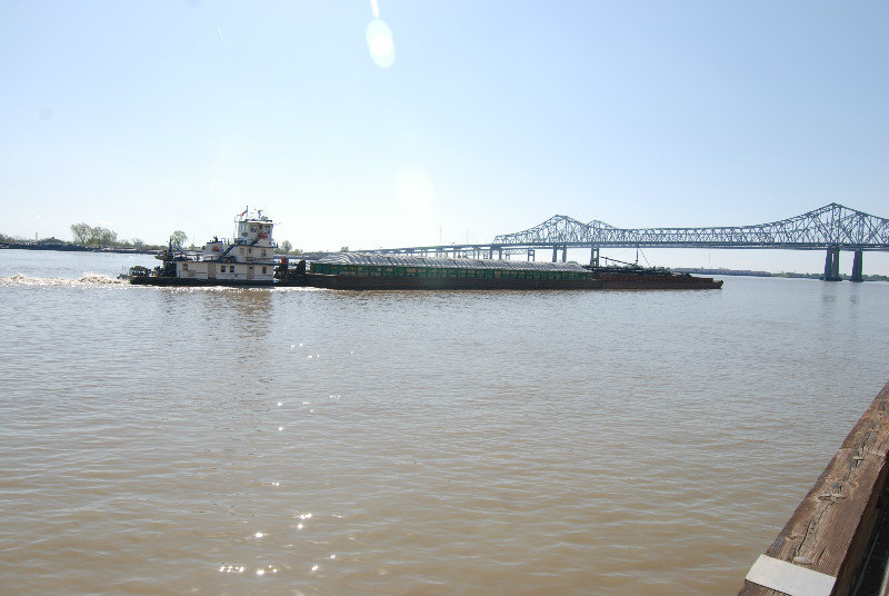 Barge on the Mississip