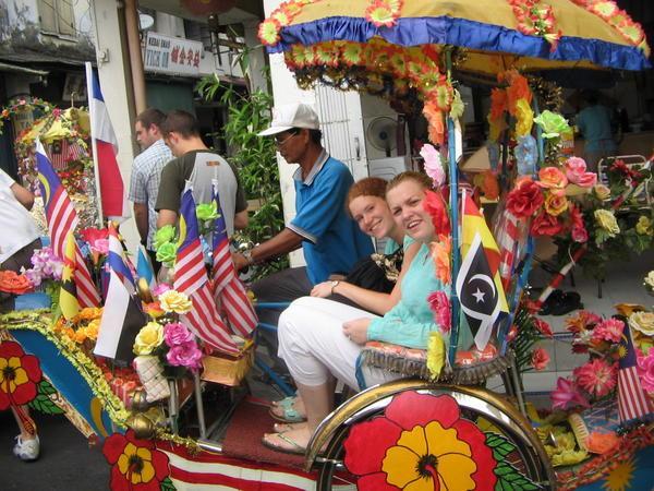 Trishaws in Melaka