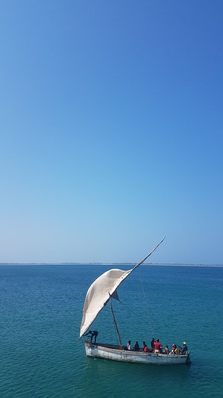 Dhow sailing, Ilha de Mozambique