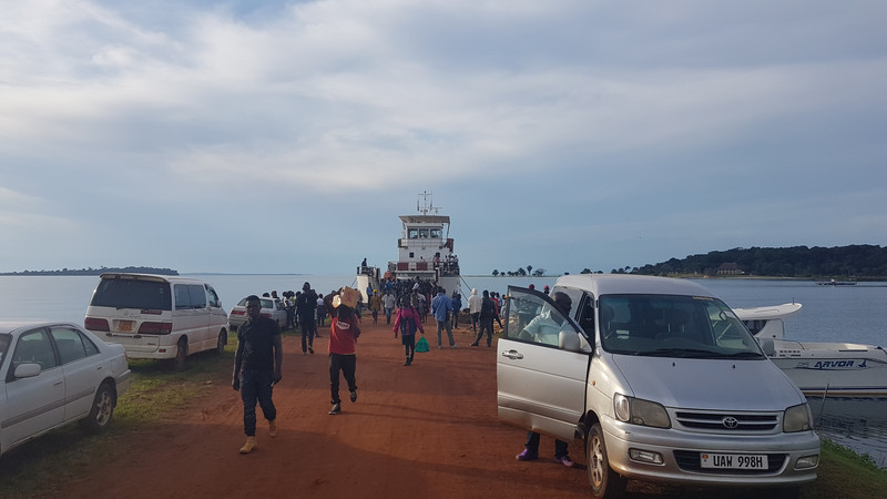 The ferry to Bugala Island