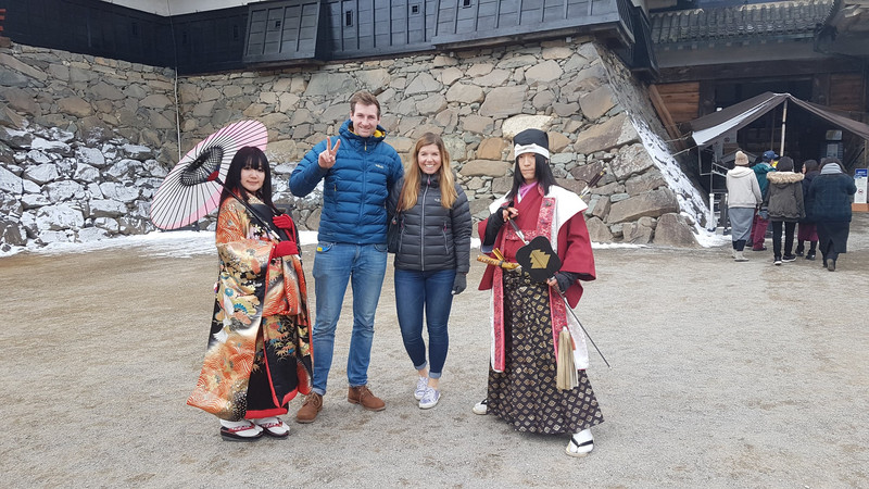 Meeting the locals in Matsumoto