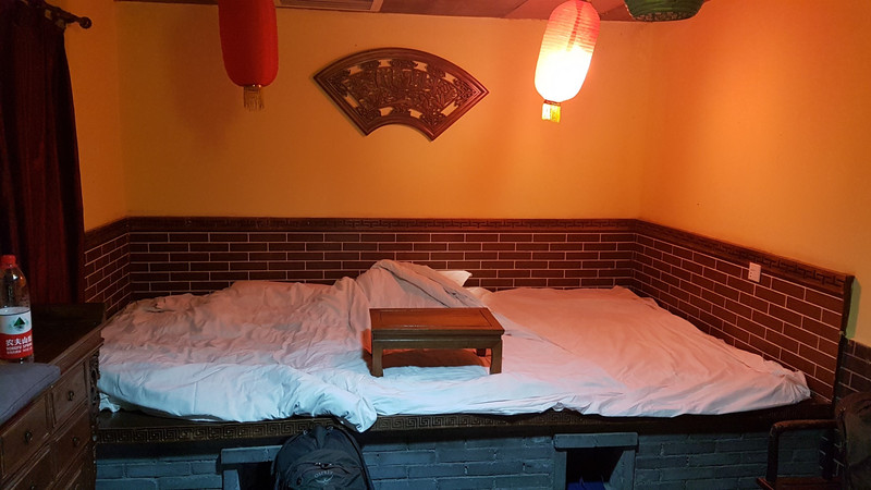 A traditional kang bed 