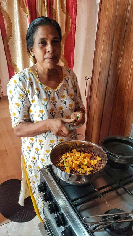 Our cooking tutor, Maria