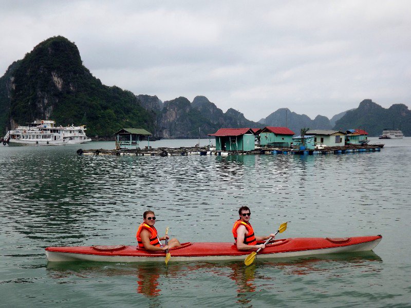 Kayaking in Ha Long