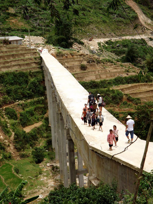 New aquaduct in Sapa