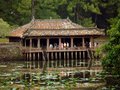Pagoda by the lake at a tomb