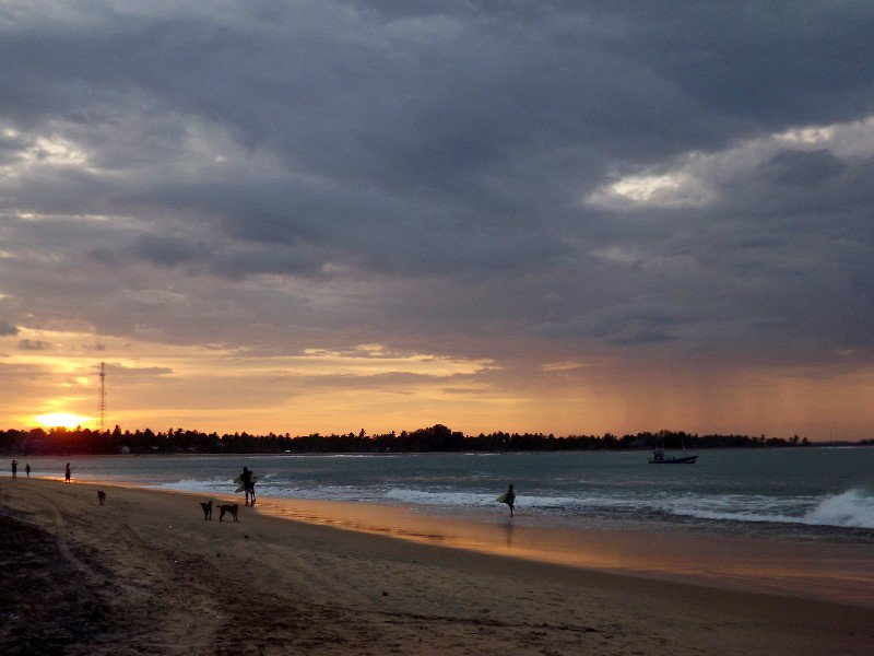 Sunset and Storms at Arugam Bay