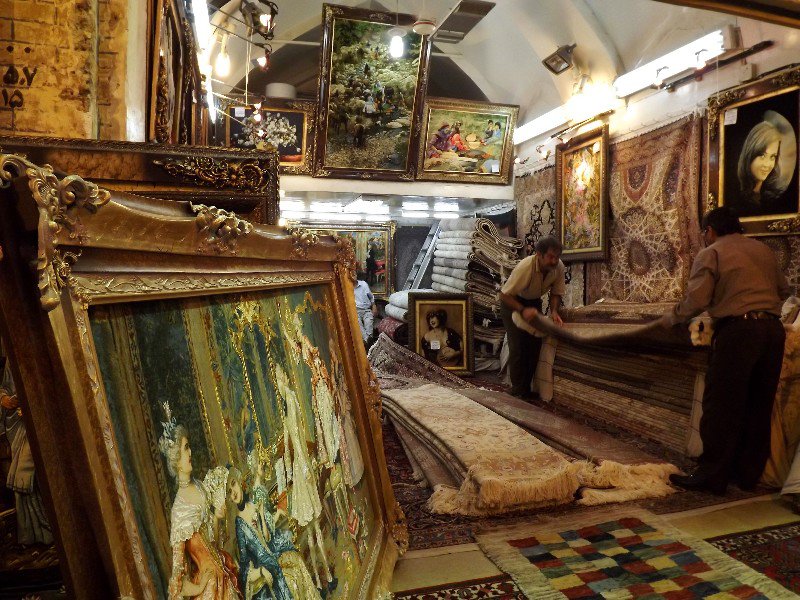 Persian carpet shop