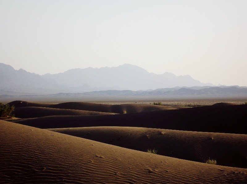 Sand dunes of the Dasht-e-Kavir